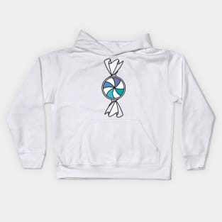 Blue Mint Candy Kids Hoodie